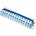 White/Blue Dot Globo 3D Lenticular Pencil Case (Stock)